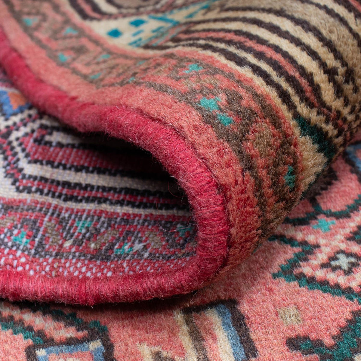 Perserteppich - Nomadic 125 x 80 cm - hellrot