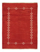 Gabbeh Persisch Teppich 194x150cm - Perserteppich Wollteppich