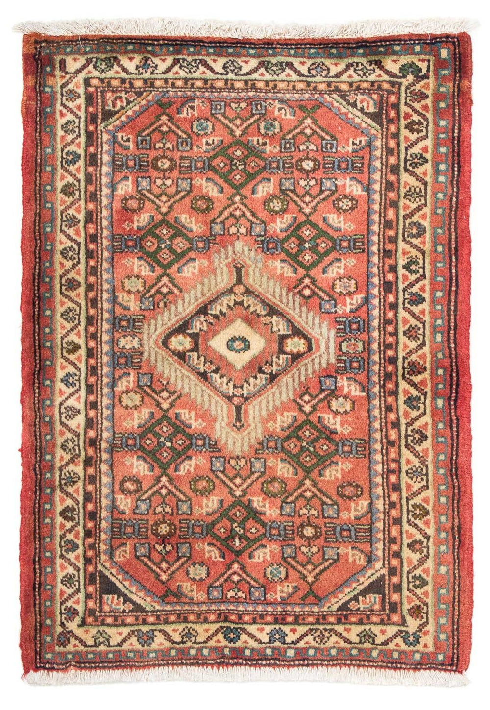 Perserteppich - Nomadic 87 x 62 cm - hellrot