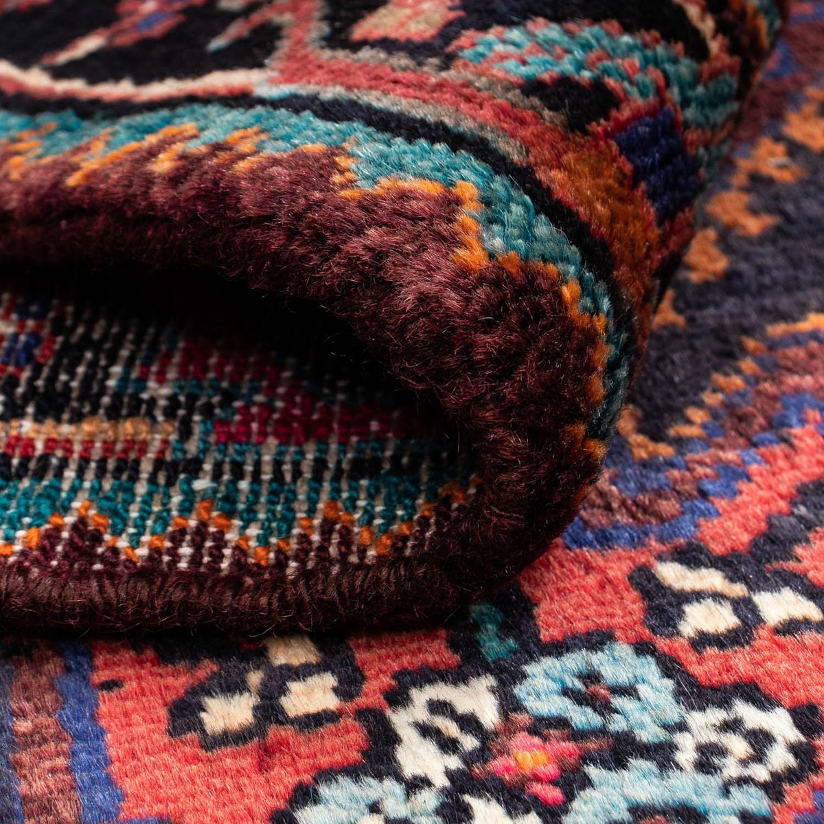 Perserteppich - Nomadic 142 x 89 cm - dunkelblau