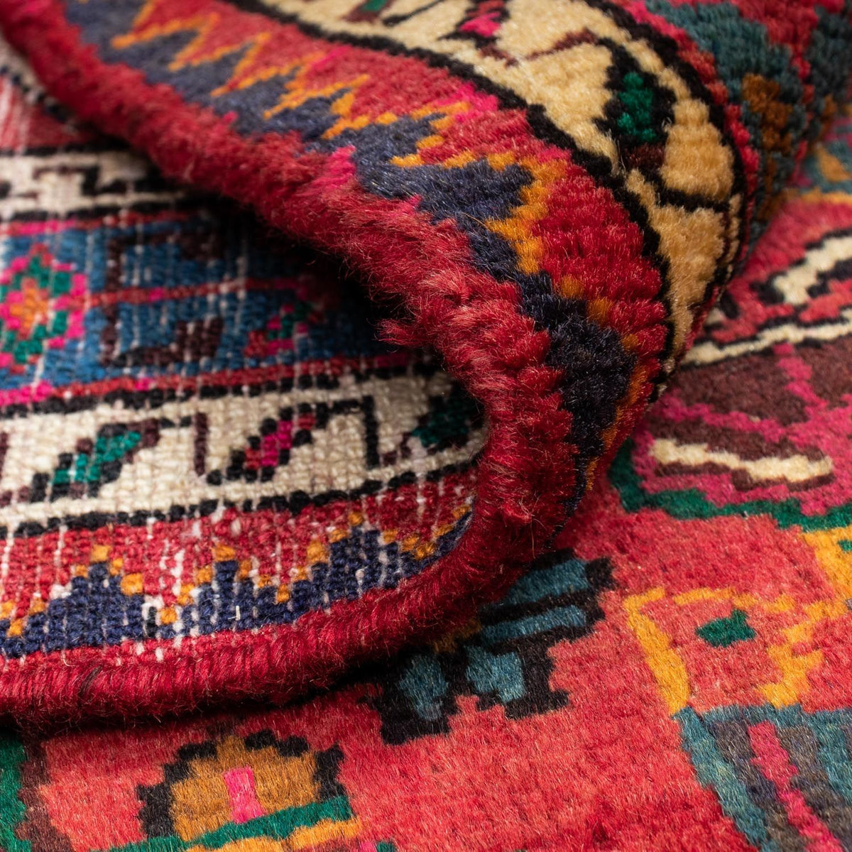 Perserteppich - Nomadic 130 x 100 cm - rot