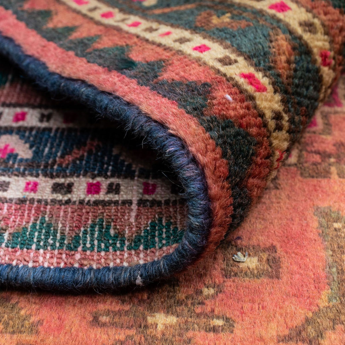 Perserteppich - Nomadic 130 x 90 cm - hellrot