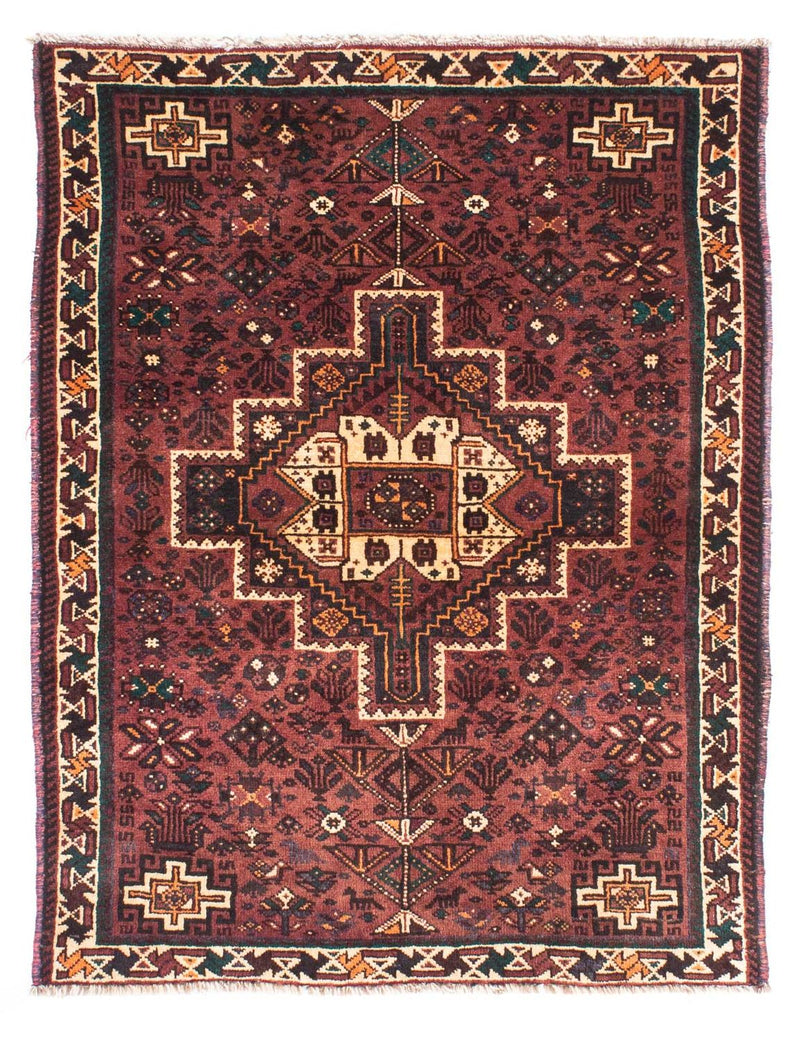 Perserteppich - Nomadic 147 x 107 cm - dunkelbraun