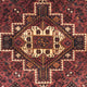 Perserteppich - Nomadic 147 x 107 cm - dunkelbraun