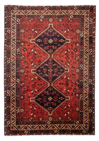 Perserteppich - Nomadic 221 x 312 cm - dunkelrot