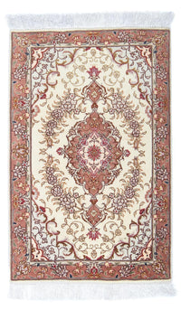 Perserteppich - Täbriz - Royal 93 x 61 cm - beige