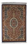 Ghom Teppich 60x93cm - Perserteppich - Rechteckig / Dunkelblau / 60 x 93 cm Rechteckig