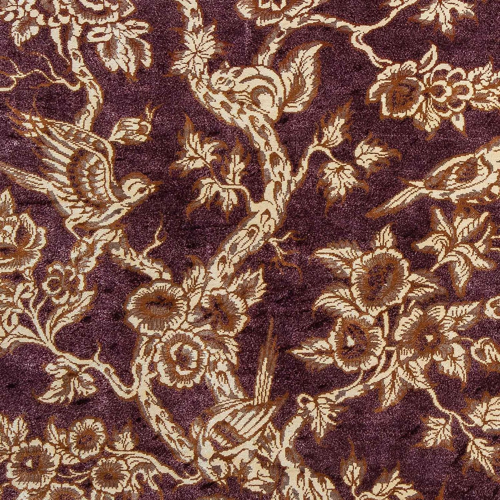 Perserteppich - Ghom 87 x 59 cm - lila