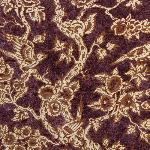 Perserteppich - Ghom 87 x 59 cm - lila