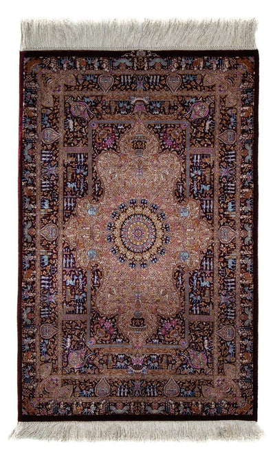 Ghom Teppich 62x90cm - Perserteppich