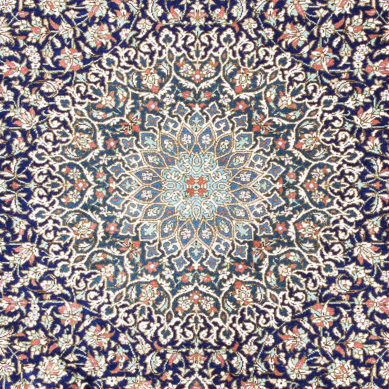 Perserteppich - Ghom 121 x 78 cm - dunkelblau