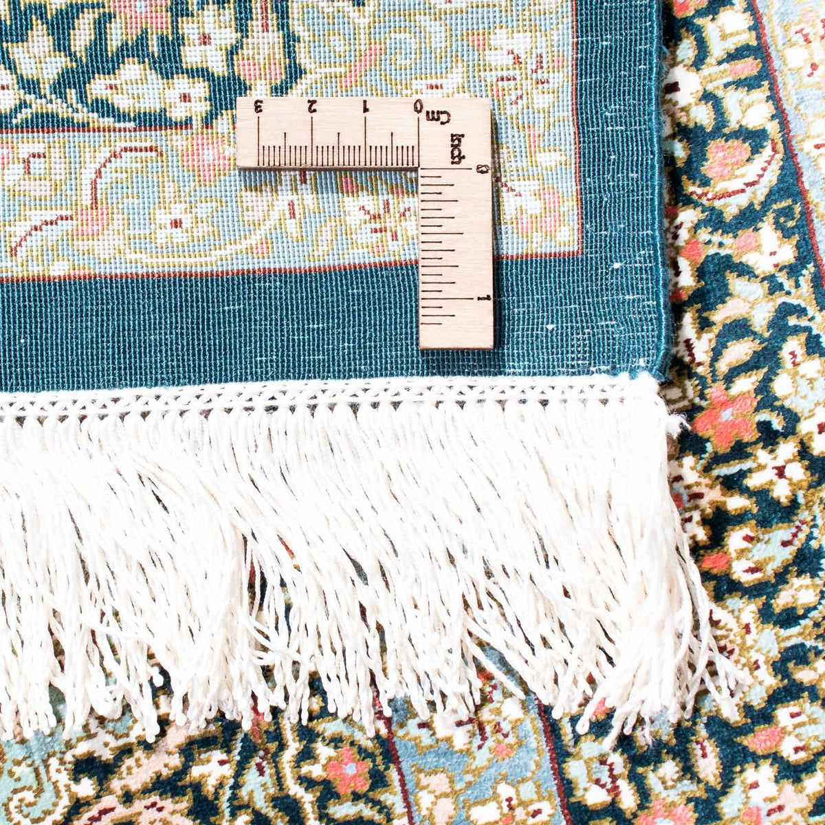 Perserteppich - Ghom 121 x 77 cm - dunkelblau