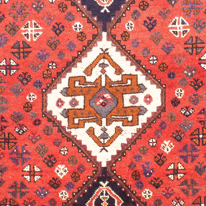 Perserteppich - Nomadic 159 x 121 cm - dunkelrot