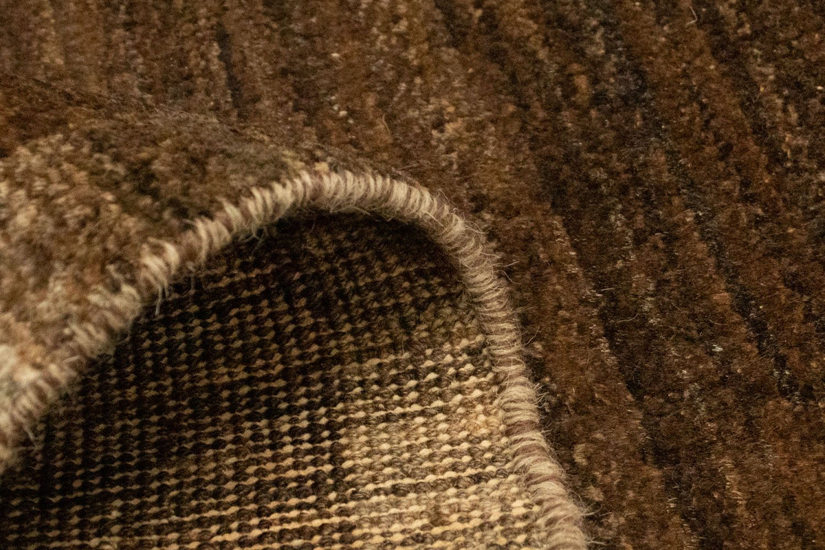 Gabbeh Teppich - Indus 93 x 60 cm - dunkelbraun