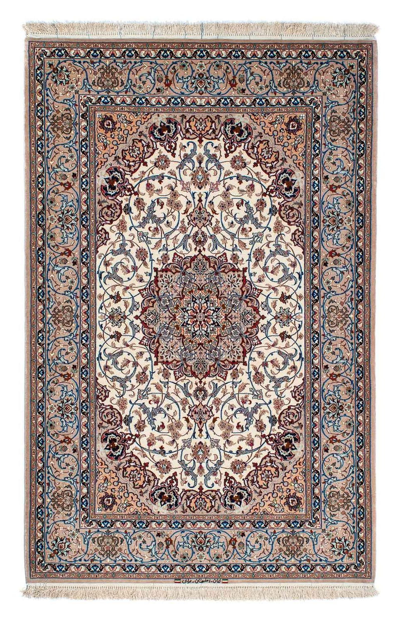 Seidenteppich - Ghom Seide - Premium 202 x 128 cm Teppichbrücke