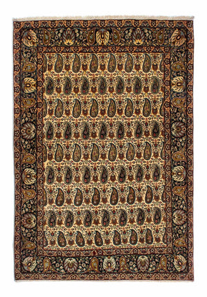 Seidenteppich - Ghom Seide - Premium 195 x 135 cm Teppichbrücke
