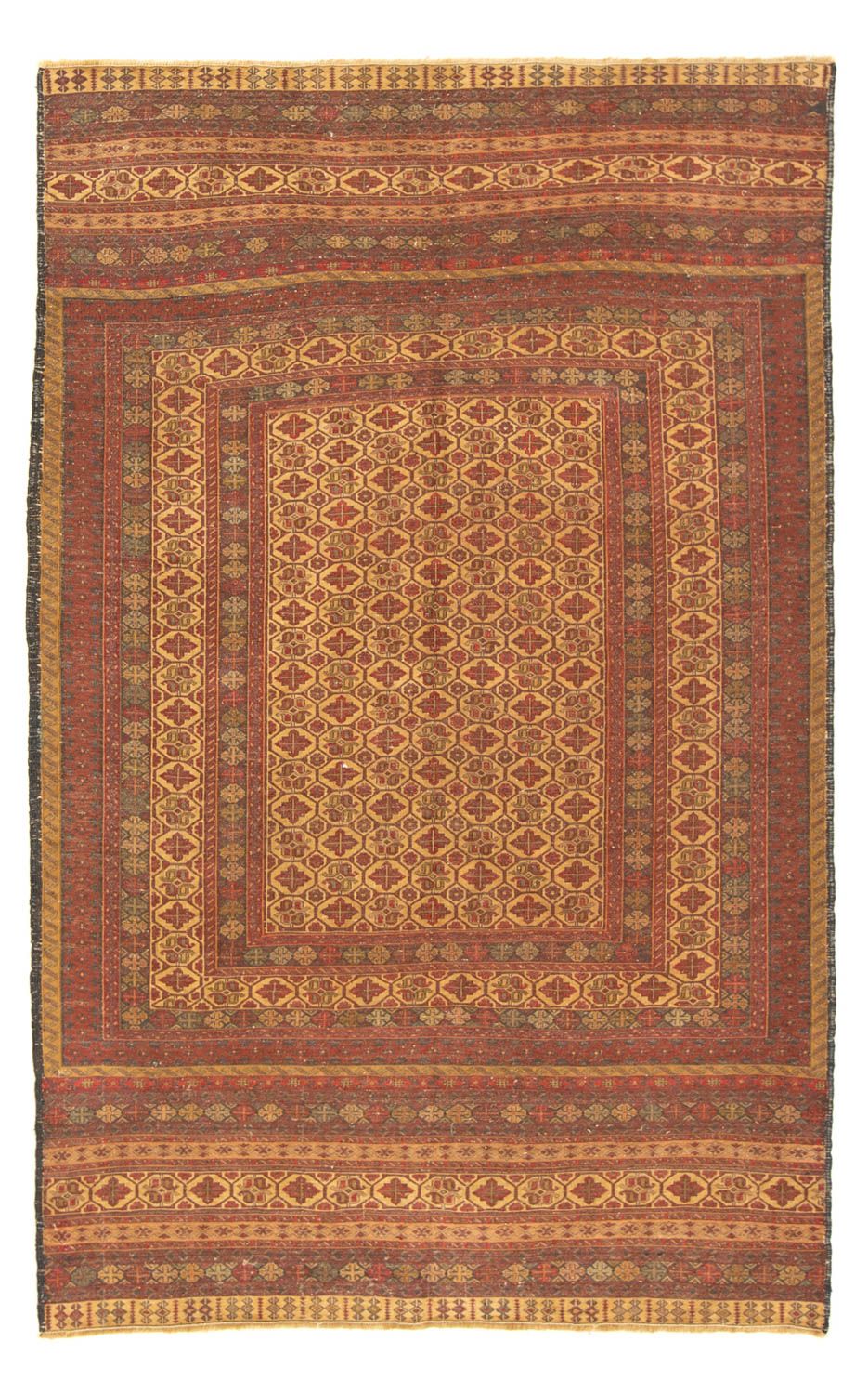Kelim Teppich - Oriental 199 x 130 cm - mehrfarbig