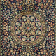 Perserteppich - Ghom 91 x 61 cm - dunkelblau