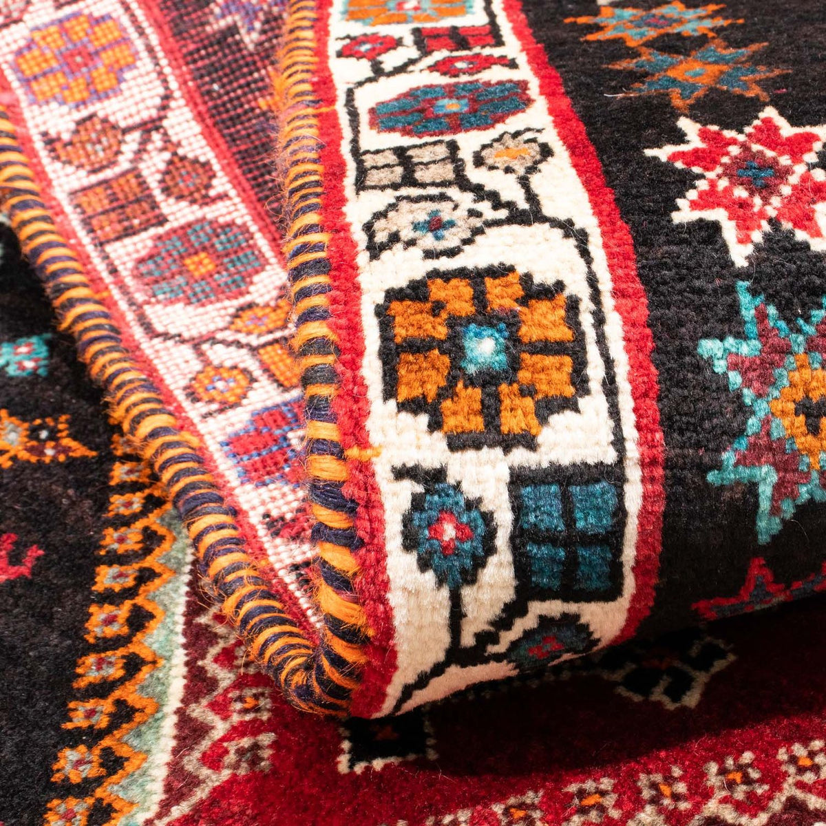 Perserteppich - Nomadic 152 x 102 cm - rot