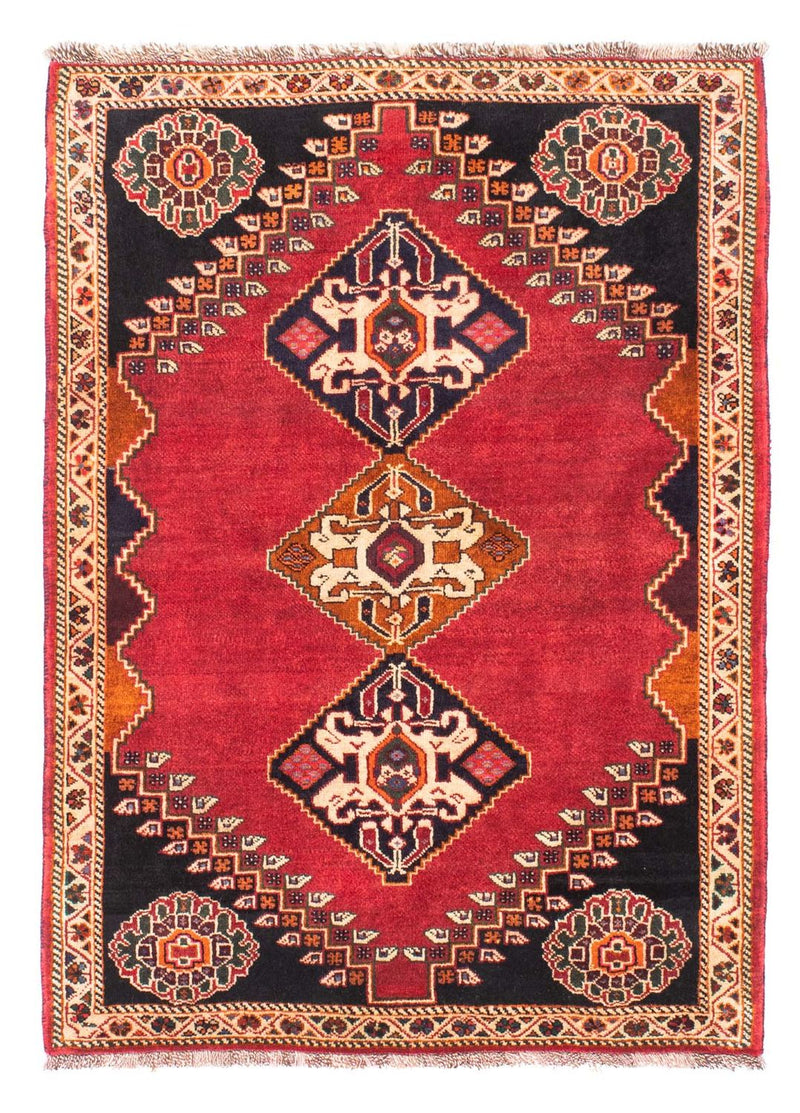 Perserteppich - Nomadic 155 x 110 cm - dunkelrot