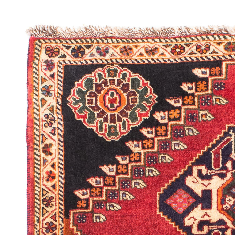 Perserteppich - Nomadic 155 x 110 cm - dunkelrot