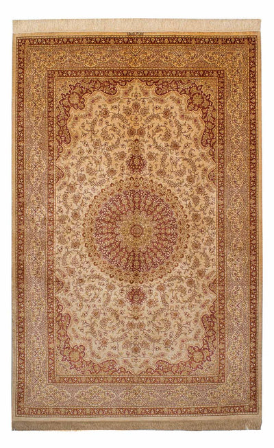Seidenteppich - Ghom Seide - Premium 154 x 237 cm Teppich Wohnzimmer