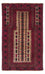 Belutsch Teppich 130 x 82 cm - dunkelrot