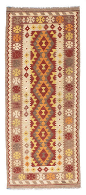 Kelim Teppich - Oriental 198 x 78 cm - beige