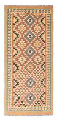 Kelim Teppich - Oriental 200 x 91 cm - hellbraun
