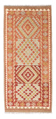 Kelim Teppich - Oriental 193 x 84 cm - hellrot