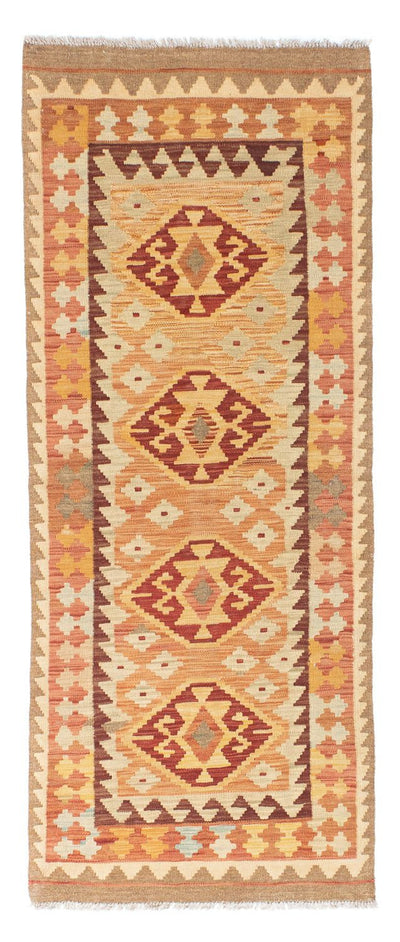 Kelim Teppich - Oriental 75 x 189 cm - hellbraun