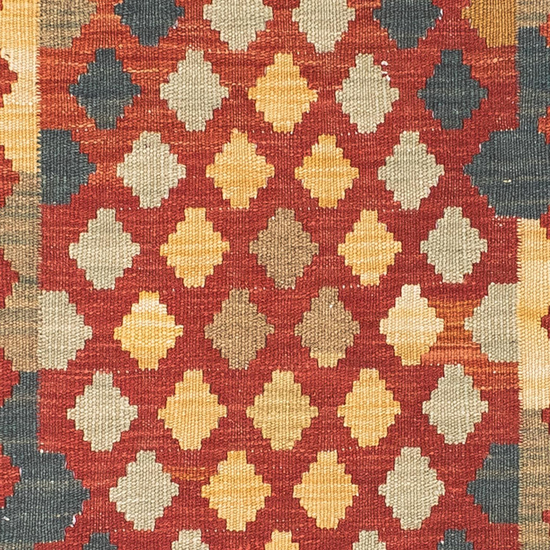 Kelim Teppich - Oriental 198 x 74 cm - hellrot