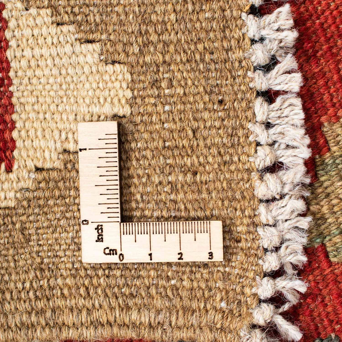 Kelim Teppich - Oriental 198 x 74 cm - hellrot