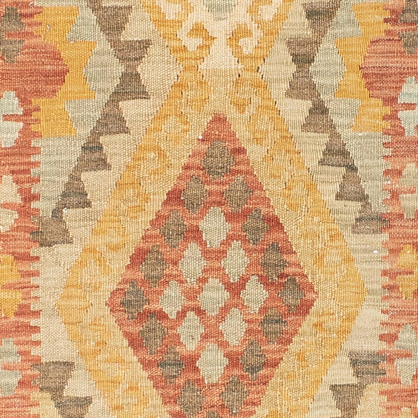 Kelim Teppich - Oriental 208 x 66 cm - hellrot