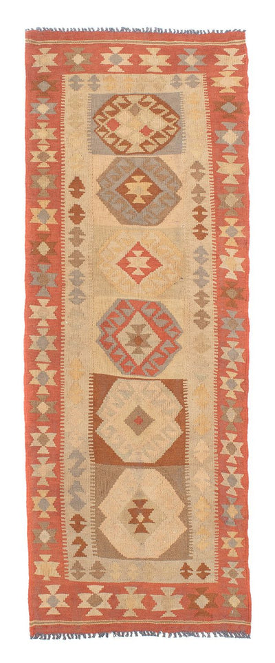 Kelim Teppich - Splash 67 x 199 cm - beige