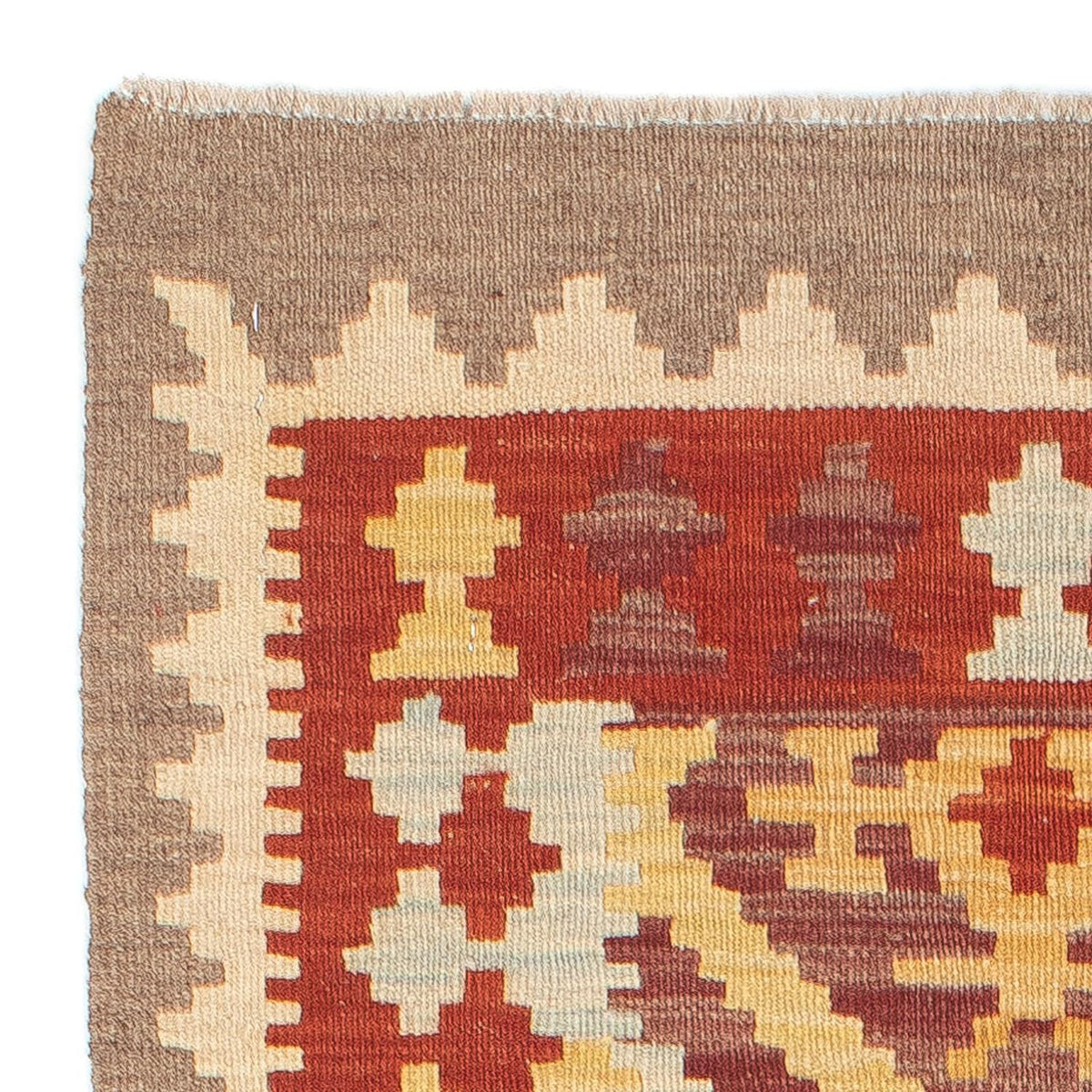 Kelim Teppich - Splash 203 x 63 cm - mehrfarbig