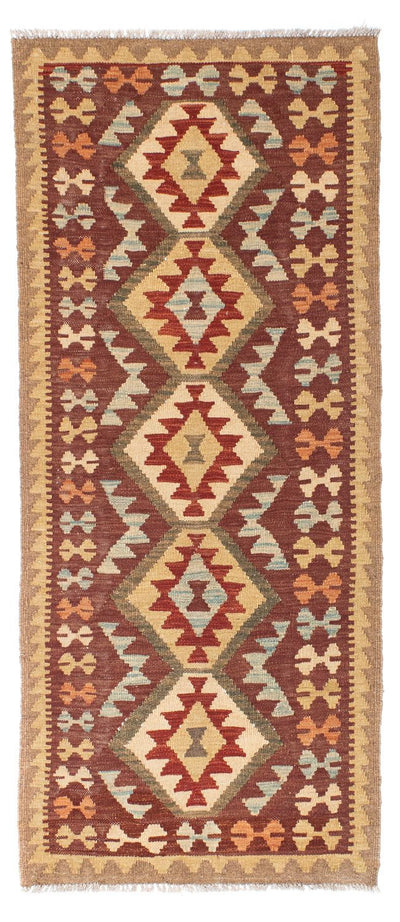 Kelim Teppich - Oriental 76 x 192 cm - braun