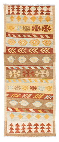 Kelim Teppich - Oriental 207 x 77 cm - beige