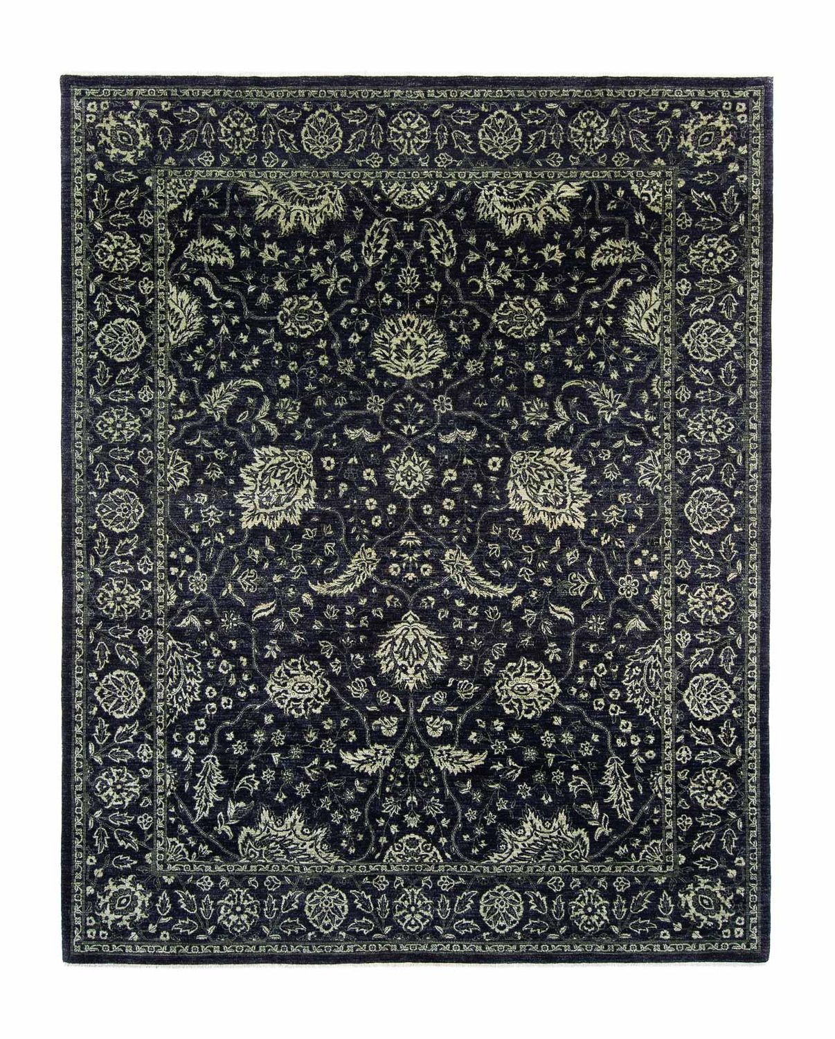 Ziegler Teppich - Modern 309 x 246 cm - dunkelblau