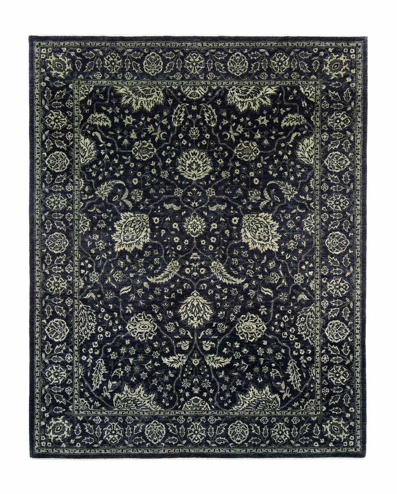 Ziegler Teppich - Modern 309 x 246 cm - dunkelblau