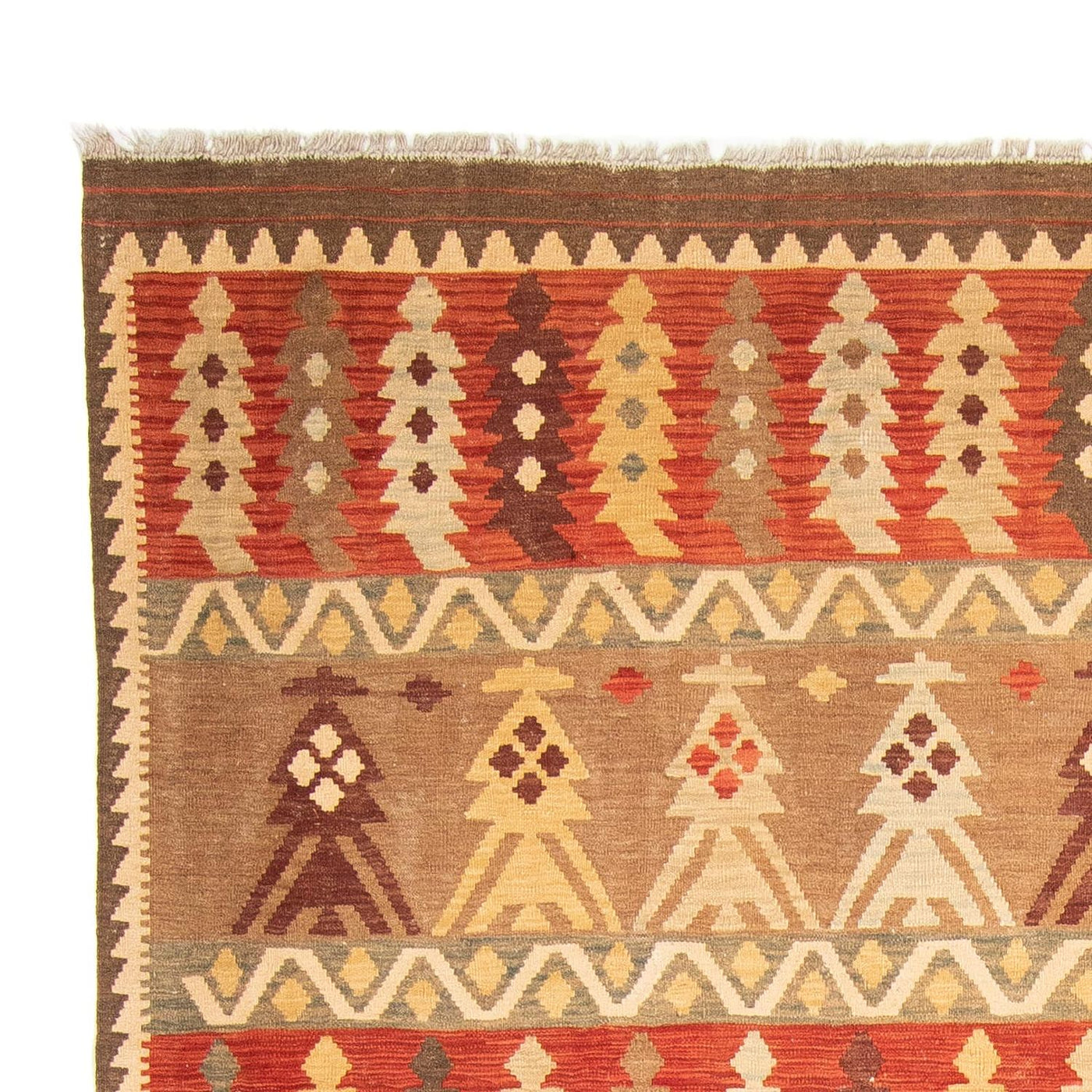 Kelim Fars Teppich 353x256cm