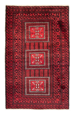 Belutsch Teppich 217 x 121 cm - rot