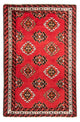 Belutsch Teppich 206 x 131 cm - rot