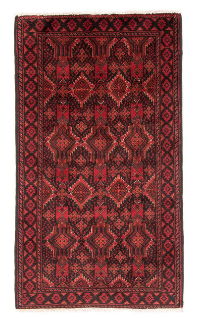 Belutsch Teppich 99 x 187 cm - rot