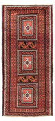 Belutsch Teppich 240 x 114 cm - rost