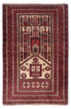 Belutsch Teppich 138x89cm - Orientteppich