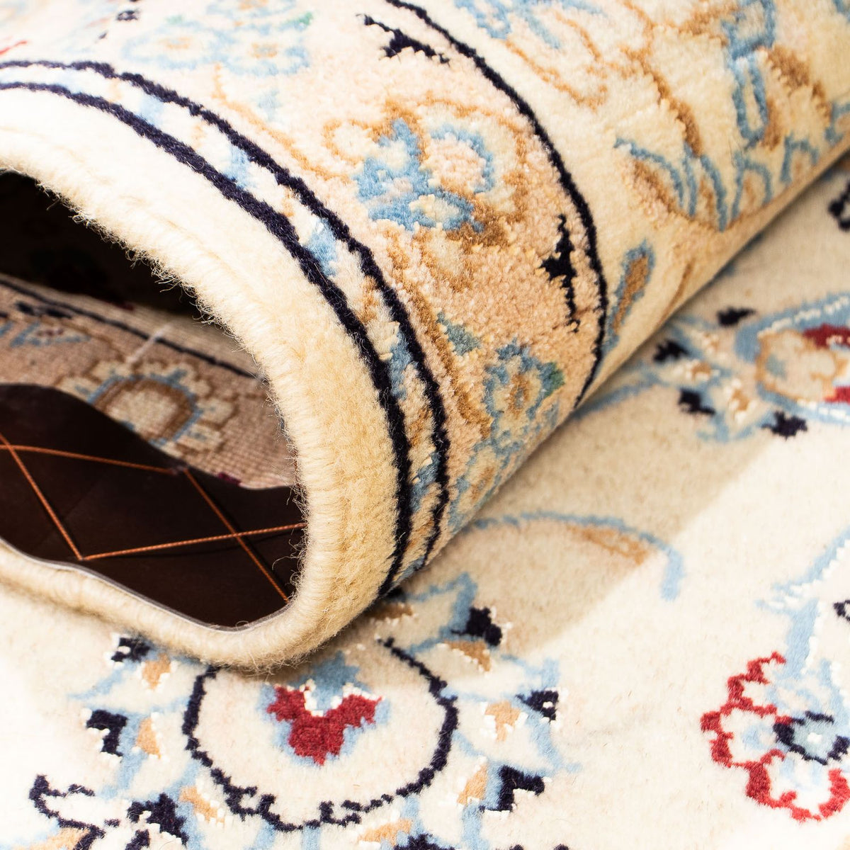 Perserteppich - Nain - Royal 236 x 176 cm Wohnzimmer Teppich