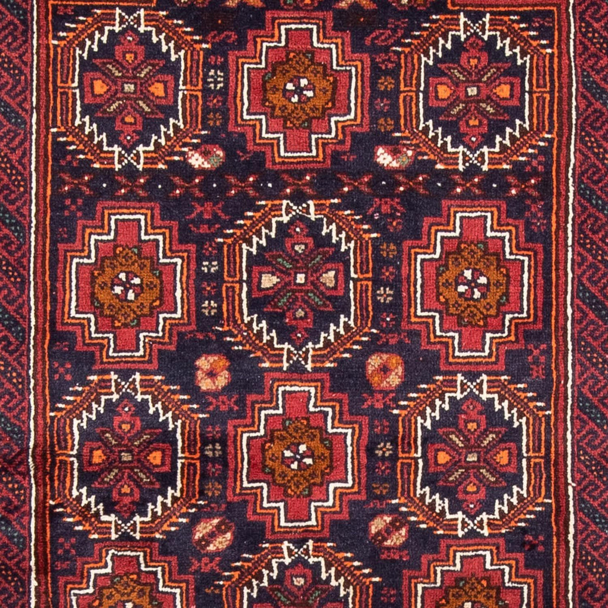 Belutsch Teppich 193 x 101 cm - rot