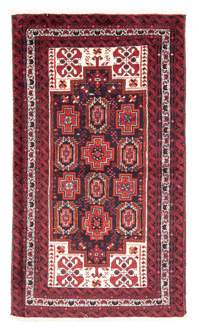 Belutsch Teppich 110 x 194 cm - rot