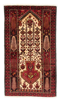 Belutsch Teppich 187 x 102 cm - rot